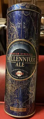 Mansfield Brewery MILLENNIUM ALE Tin Beer To Be Drunk New Years Eve 1999 Ltd Ed • £16