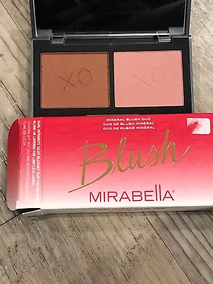 Mirabella Mineral Blush Duo -  2-Pan Palette Shade: Beloved / Darling • $24