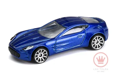 Aston Martin One-77 -  LOOSE  Hot Wheels - Metalflake Blue - 1:64 • $3.55