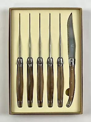 Laguiole Steak Knives With Walnut Handle 6-Pack • $37.50