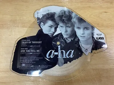 A-ha Train Of Thought Remix Picture Disc Rare Single 1986 • $49.73