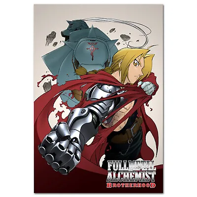 Fullmetal Alchemist Brotherhood Poster - High Quality Prints • $14.44