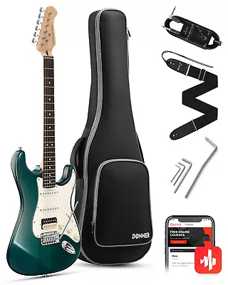 $220 • Buy 🎸𝗗𝗢𝗡𝗡𝗘𝗥 39  Electric Guitar Kit DST-400 Guitars Single Coil Split System