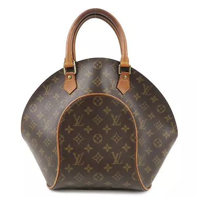 Authentic Louis Vuitton Monogram Ellipse MM Hand Bag Brown M51126 Used F/S • £377.49