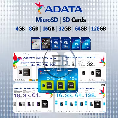 Adata Micro SD Card 4gb 8gb 16gb 32gb 64gb 128gb Memory Phone Android Lot Fast • $78.99