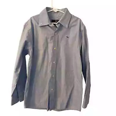 Vineyard Vines Boys Blue Button Down Shirt Size Medium 8-10 • $9.99