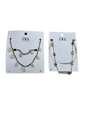 2pcs 16  Zara Single Strand Necklace Gift Fashion Women Party Holiday Jewelry • $14.95