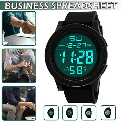 $8.58 • Buy Men's Waterproof Sports Watches Shock Analog Quartz Digital Wrist Watch Gift