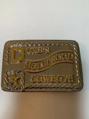 Duke's Hollywood Cowboys Belt Buckle John Wayne GOLD/Nickel Red River D Style • $60