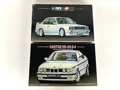 2x BOX ONLY Fujimi 1/24 BMW M325i E30 M3 + HARTGE H5-24 E34 M5 Vintage Model Kit • $13.95