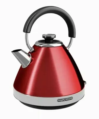 £59.99 • Buy Morphy Richards 100133 Venture Pyramid Kettle 2 Year Guarantee 1.5L RED