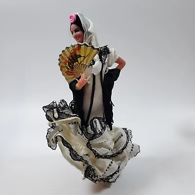 Vtg Marin Chiclana Spanish Flamenco Dancer Doll Madrilena Ref 25 Miniature UM • $29.95