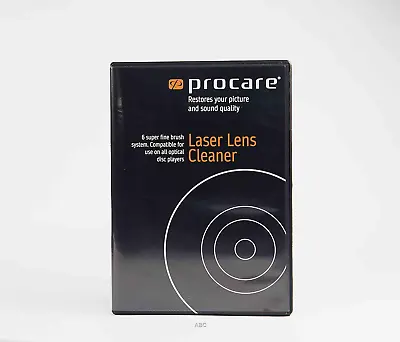PROCARE Laser Lens Cleaner Ideal For CD Player DVD Player Optical Disc Drive • £11.60