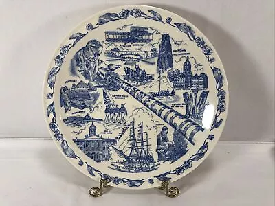 Vernon Kilns Historical Lithograph Plate Hartford Connecticut Nice Condition • $14.90