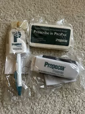 Lot Of 3 -Rare Propecia PEN ON STRING Hair Brush Magnet Clip-All Wrapped Merck • $14.50