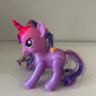 My Little Pony Light Up Horn Twilight Sparkle 2 2010 G4 Unicorn Sparkly Hair  • $4.89