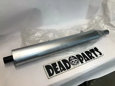 Harley Vrod Silver Stock Slip-on Exhaust Muffler New 65268-09 • $52.25