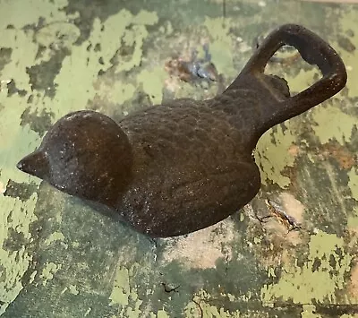 Vintage Cast Iron Bird  Bottle Opener Weighted Barware • $7.15