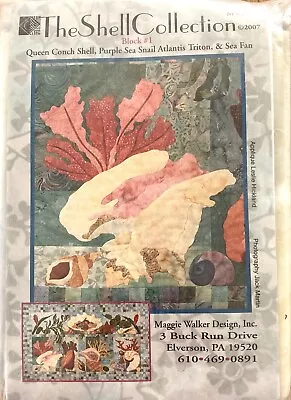 The Shell Collection Block #1 Queen Conch Keepsake Quilting Maggie Walker  • $16.40
