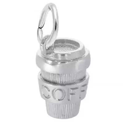 Sterling Silver Coffee Cup Charm • £38.57