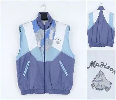 Mens Hiking Gilet XL Size Vintage Paisley Mountain MADISON Outdoor Vest • $54.99