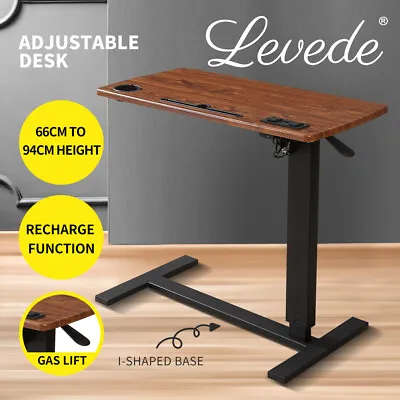 $109.99 • Buy Levede Standing Desk Height Adjustable Sit Stand Office Computer Table Shelf USB