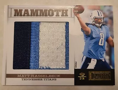 *READ* 2012 Panini Playbook MAMMOTH Jersey Patch #29 Matt Hasselbeck 14/25 • $4.99