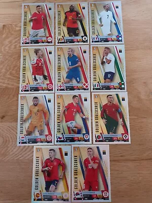 Topps Match Attax UEFA Euro 2024 Full Set Of 11 X Golden Goalscorer Cards Bundle • £4.99