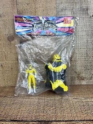 New Mighty Morphin Power Rangers The Movie 1995 - McDonalds Toys YELLOW RANGER • $16.97