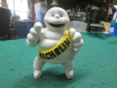 Cast Iron Michelin Man Tire Advertising Statue Gas And Oil Car Man Cave Rat Rod • $16.95