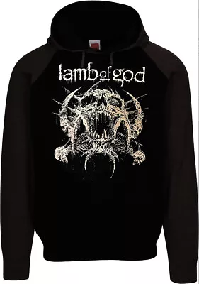 Lamb Of God Heavy Metal Band HOODIES BLACK/CHARCOAL MEN's SIZES • $25.99