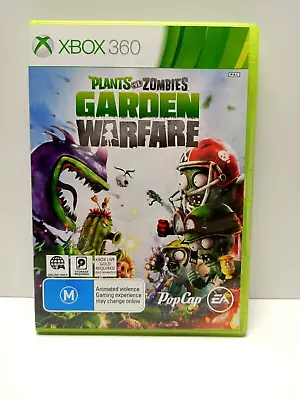 XBOX 360 -Plants Vs Zombies / Garden Warfare - Video Game - Shooter - Free Post • $11.95
