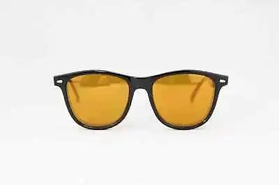 Alain Prost 031 Black Sunglasses Brown Flash Lenses External Anti-Reflex • $28