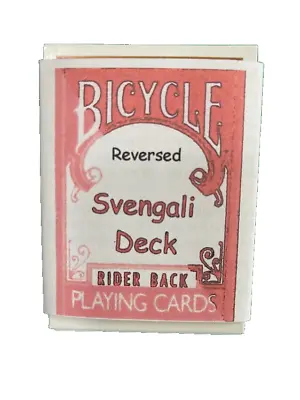 Reverse Svengali Bicycle Deck - Bicycle Cards - Choice Of Red Or Blue Back Decks • $12.95