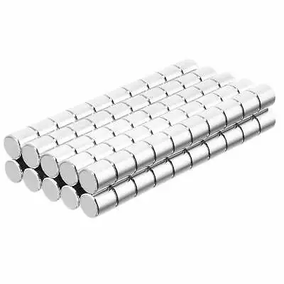 3/16 X 3/16 Inch Neodymium Rare Earth Cylinder Magnets N48 (100 Pack) • $17.99