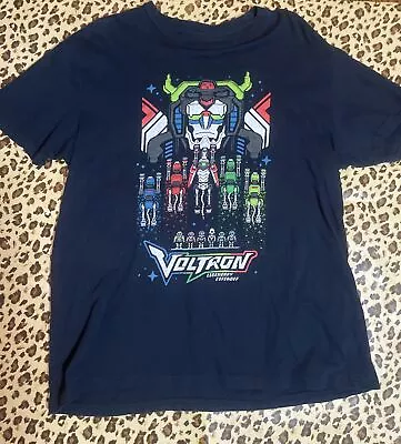 Voltron Legendary Defenders Mens Large L T Shirt Navy Loot Wear Exclusive • $8.14