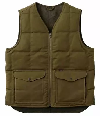 Filson Buckland Down Reversible Vest 20233092 Forest Green Otter Wool 650 Goose • $159.99