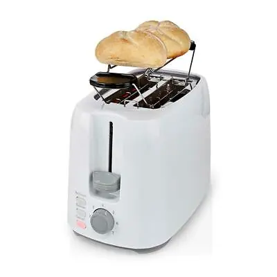 £29.92 • Buy Extra Wide Slot 2 Slice Toaster Bun Warming Rack Reheat Defrost 7 Bowning Levels