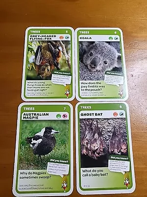 Woolworths Aussie Animals TARONGA (Trees)🏆#5678 - 4 CARDS🏆FREE POST • $3