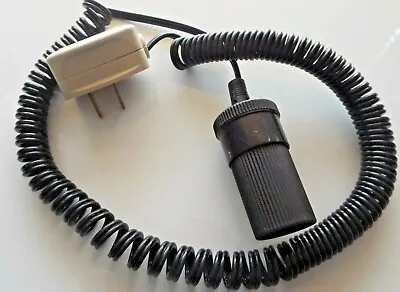 12v Accessory ADAPT 2 Pin Plug And Socket With Curly Lead Motorhome Caravan • £12.95