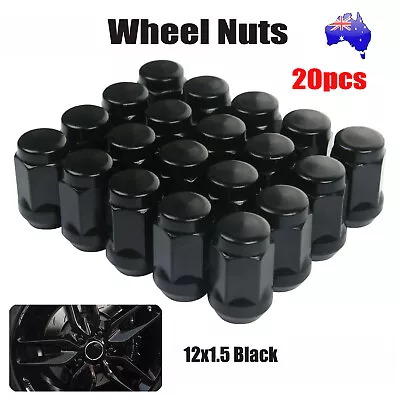 20 X 12x1.5 Black Wheel Nuts For Holden Commodore VL VN VR VS VT VX VY VZ • $26.40