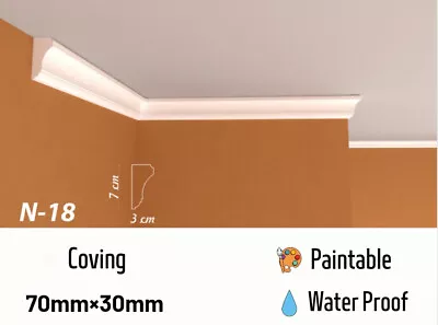 Xps Coving Moulding Cornice Lightweight Best Price - N18 • £6.99