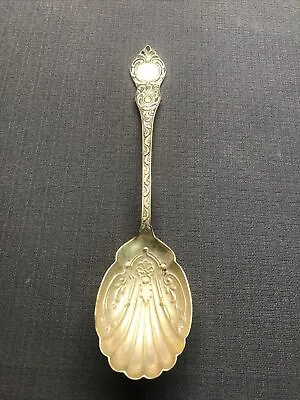 Sheffield England EPNS A1  Serving Spoon 9” With Design • $23.99