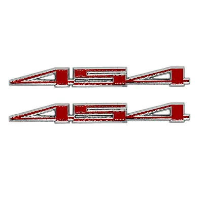 2X For Chevy Chevelle El Camino SS EZ Corvette Z06 454 Hood Emblem Badge Decal • $11.98