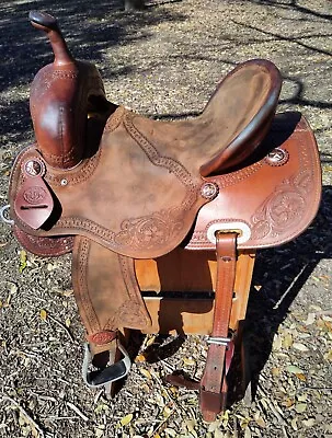 15  Spur Saddlery Barrel Racing Saddle-Wide Tree - Made In Texas • $1495