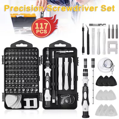 117 In 1 Magnetic Precision Screwdriver Set Computer Pc Phone Repair Tool Kit UK • £10.98