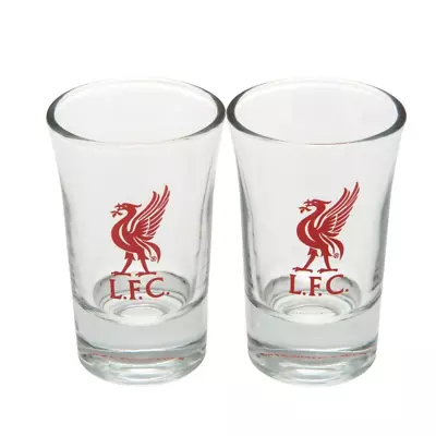 £8.40 • Buy Liverpool FC 2 Pack Shot Glass Set