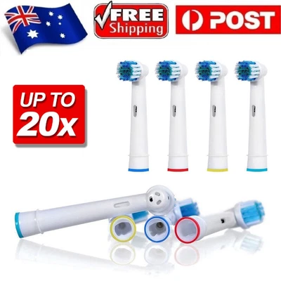 $16.19 • Buy New Compatible Oral-B Action Replacement Electric Toothbrush Heads Refills AU