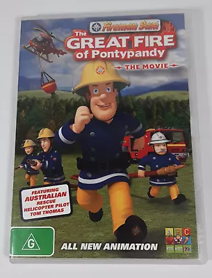 Fireman Sam The Great Fire Of Pontypandy The Movie PAL G DVD Region 4 VGC • $6.45