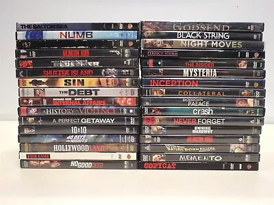 Lot Of 32 Action/Thriller DVD Movies (Crash Momento...) • $41.40